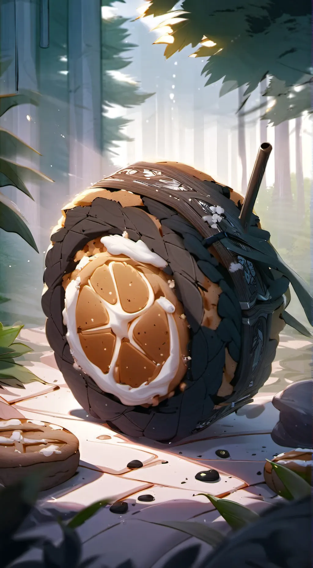 ai character: cookie background