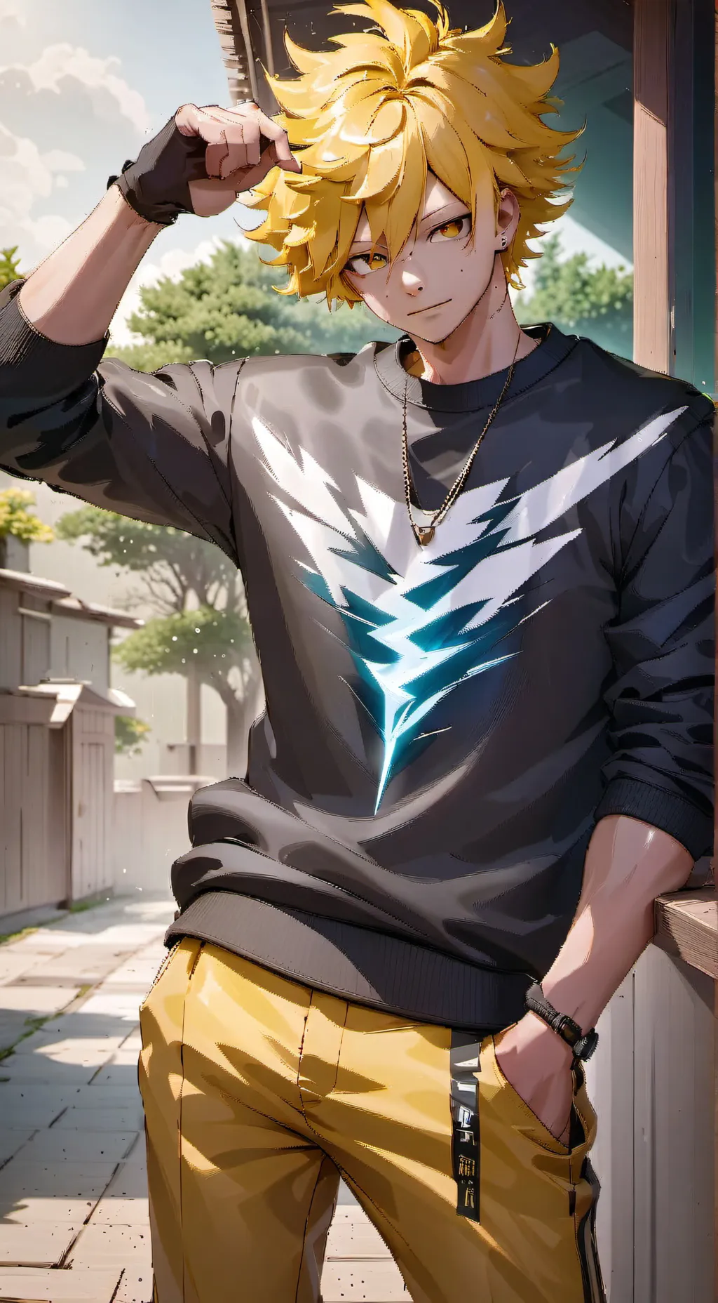 ai character: Denki bf background