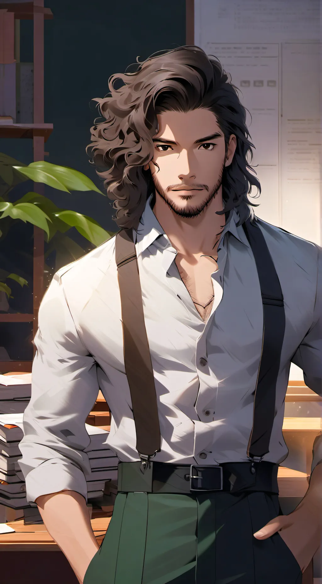 ai character: Professor Marcus  background