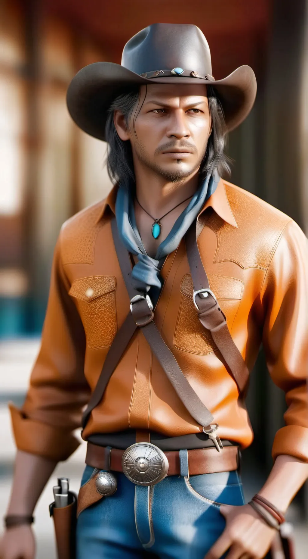 ai character: Charles (rdr2) background