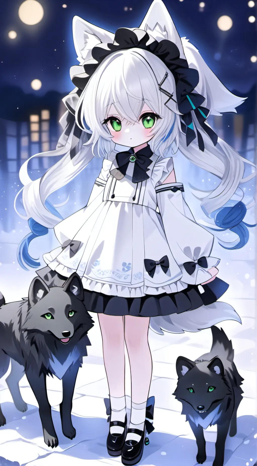 ai character: Lunar  background