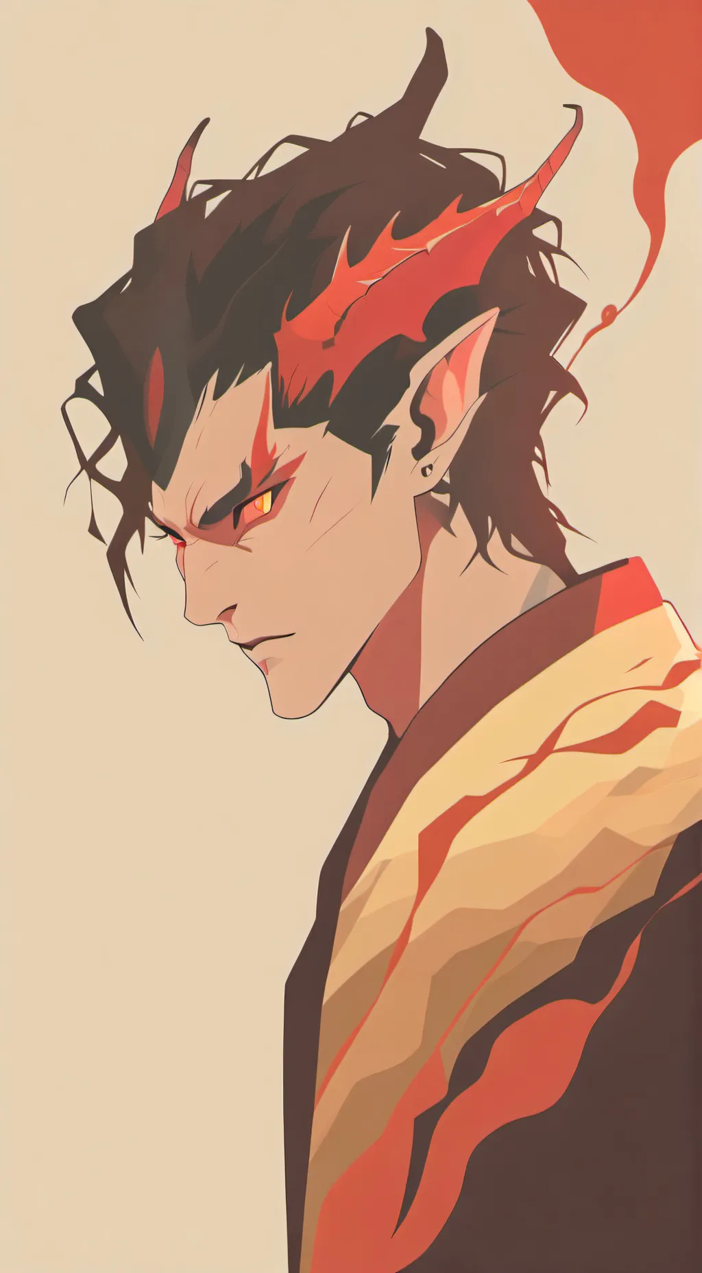 ai character: Hookfang(humano) background