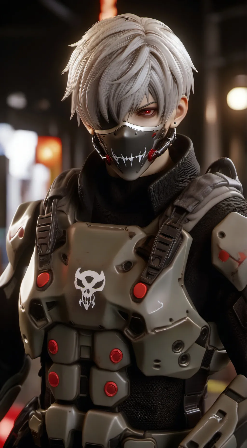 ai character: tokyo/ghoul  background