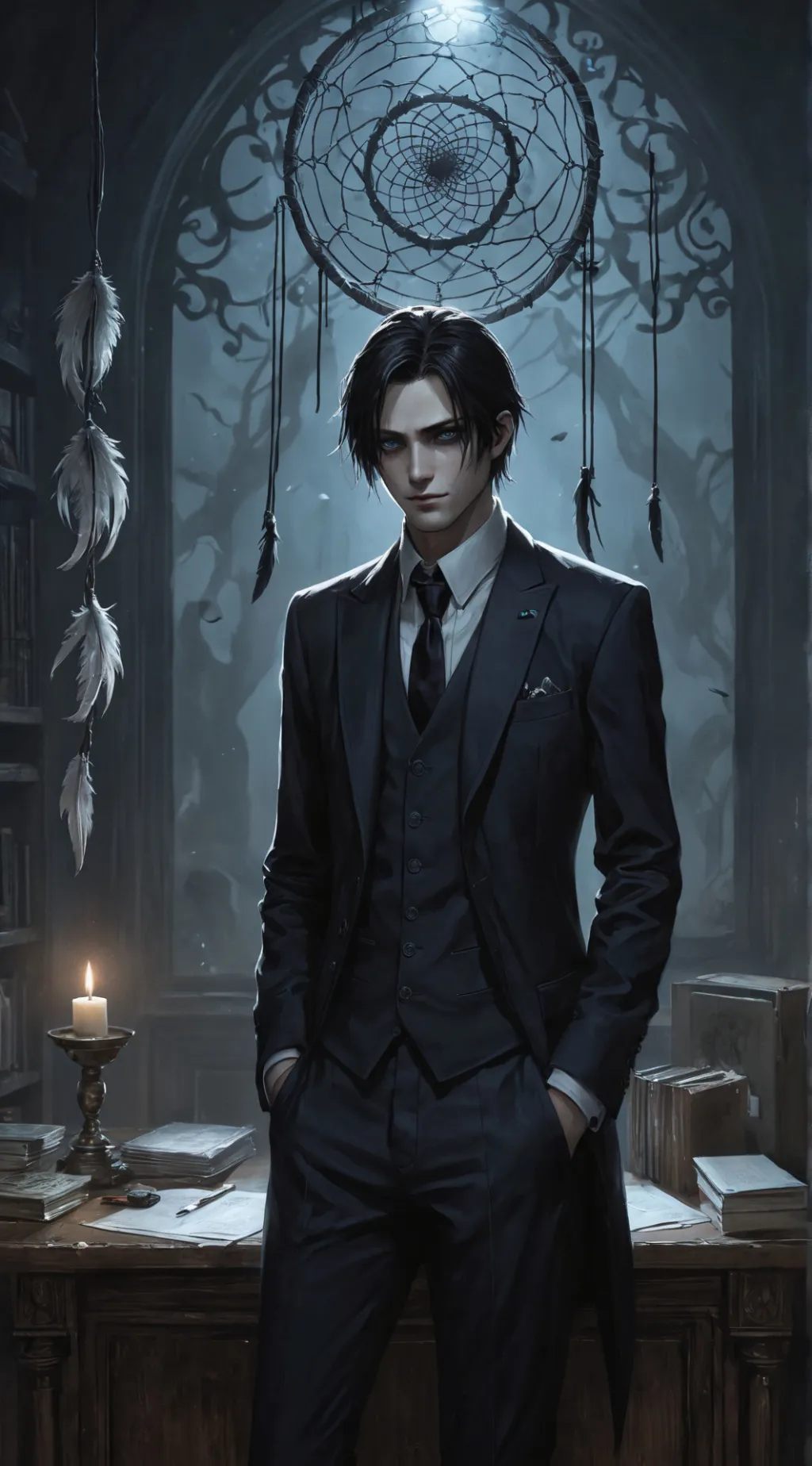 ai character: Lucien background