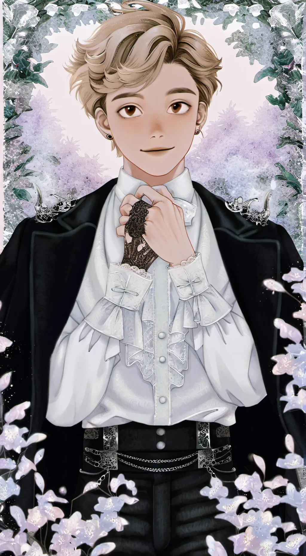 ai character: Adrien  background