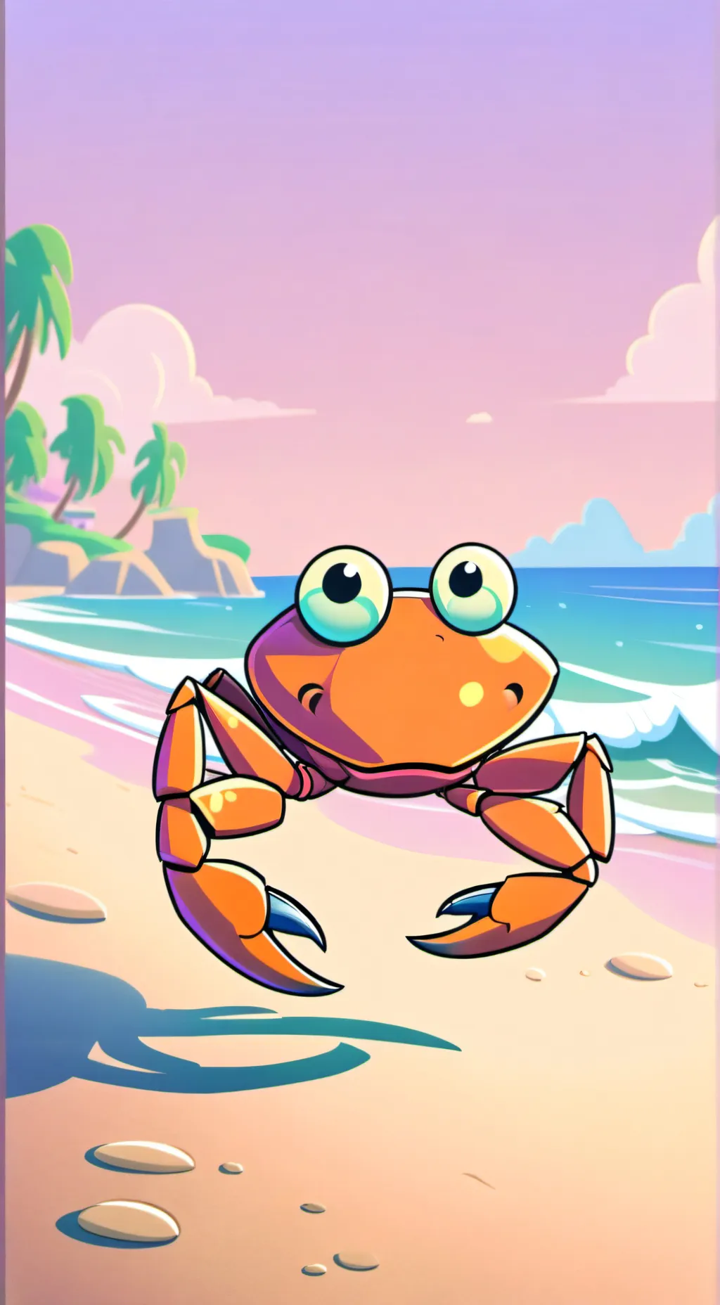 ai character: Crab  background