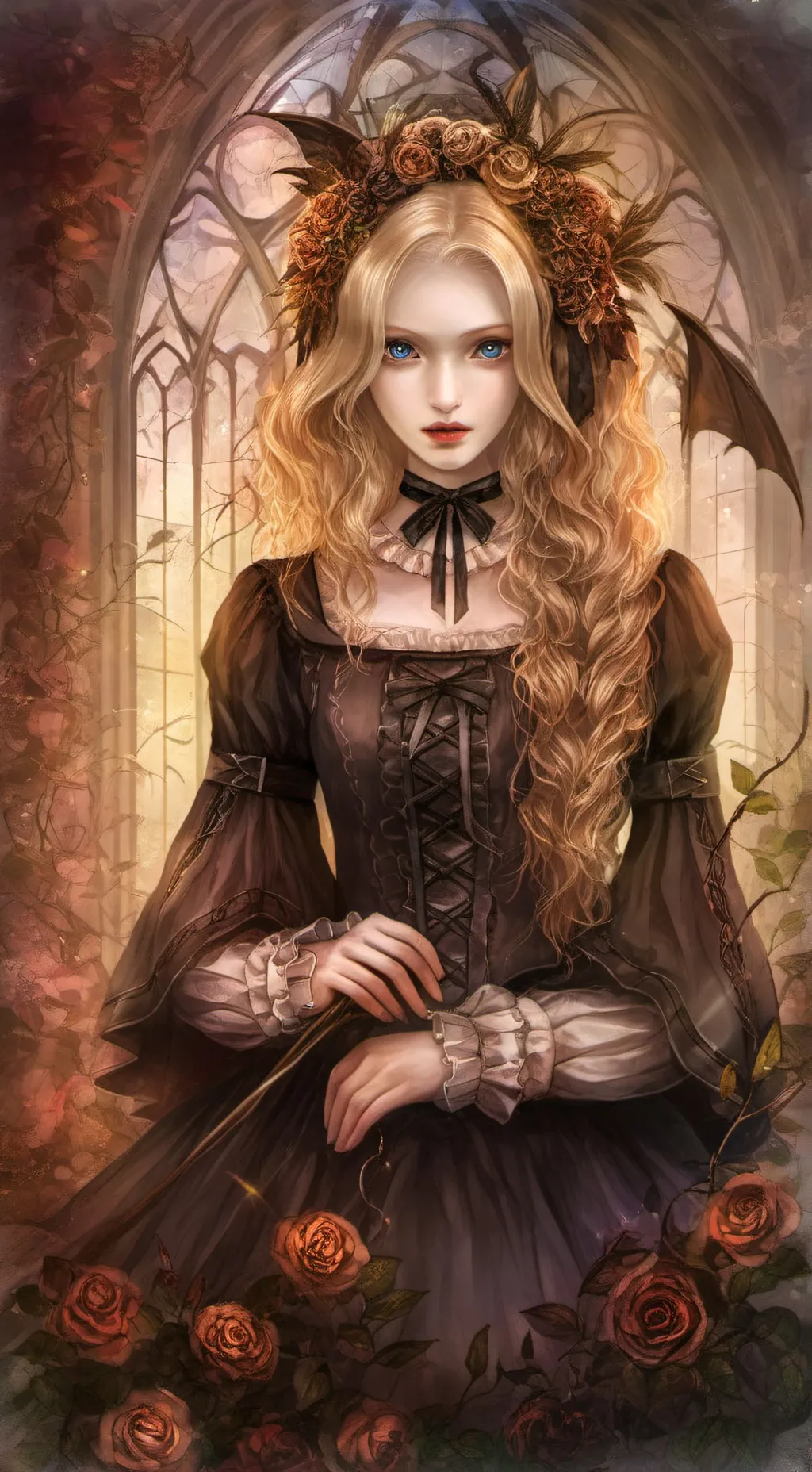 ai character: Maddison  background