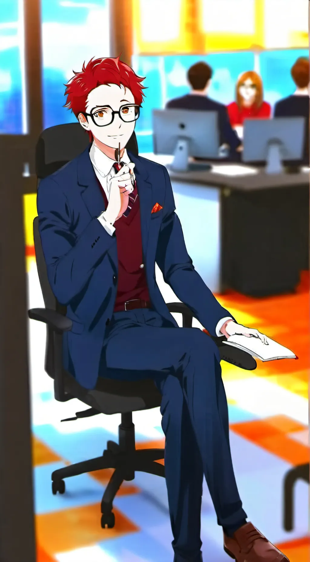 ai character: Starry-Eyed Competitor background