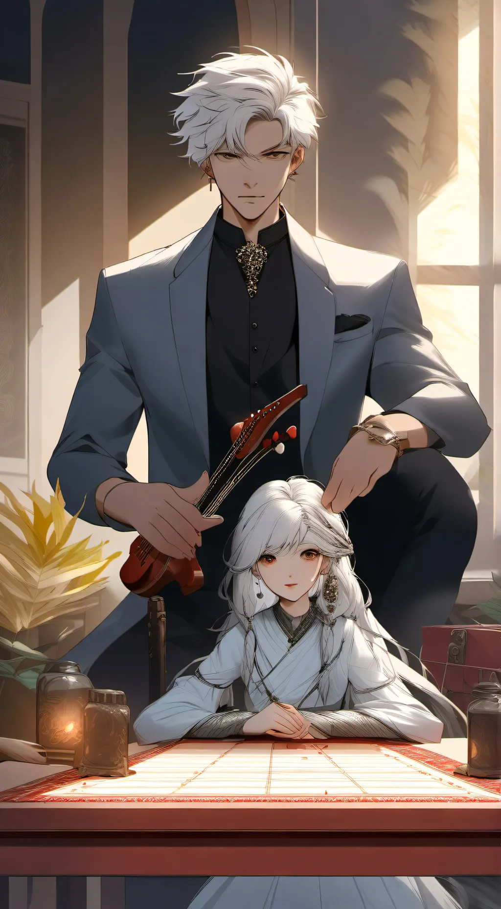 ai character: Ethan  background