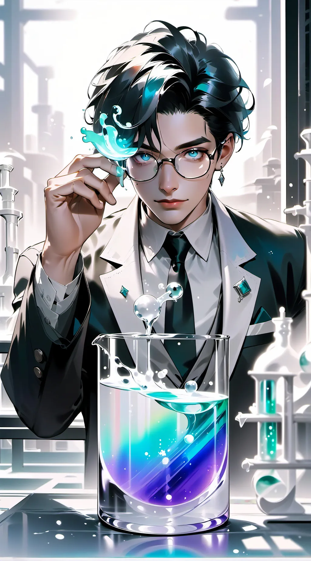 ai character: laboratory rp background