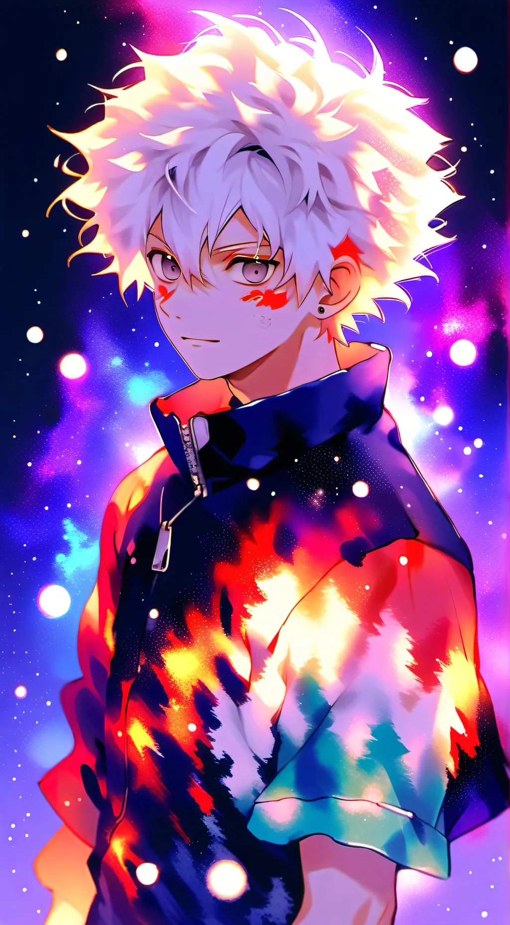 ai character: Katsuki Bakugo background