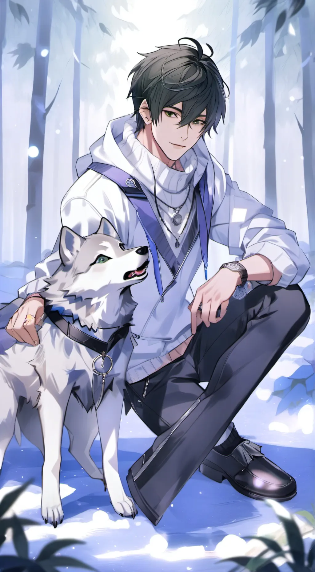 ai character: |😍| Lip |😍| background