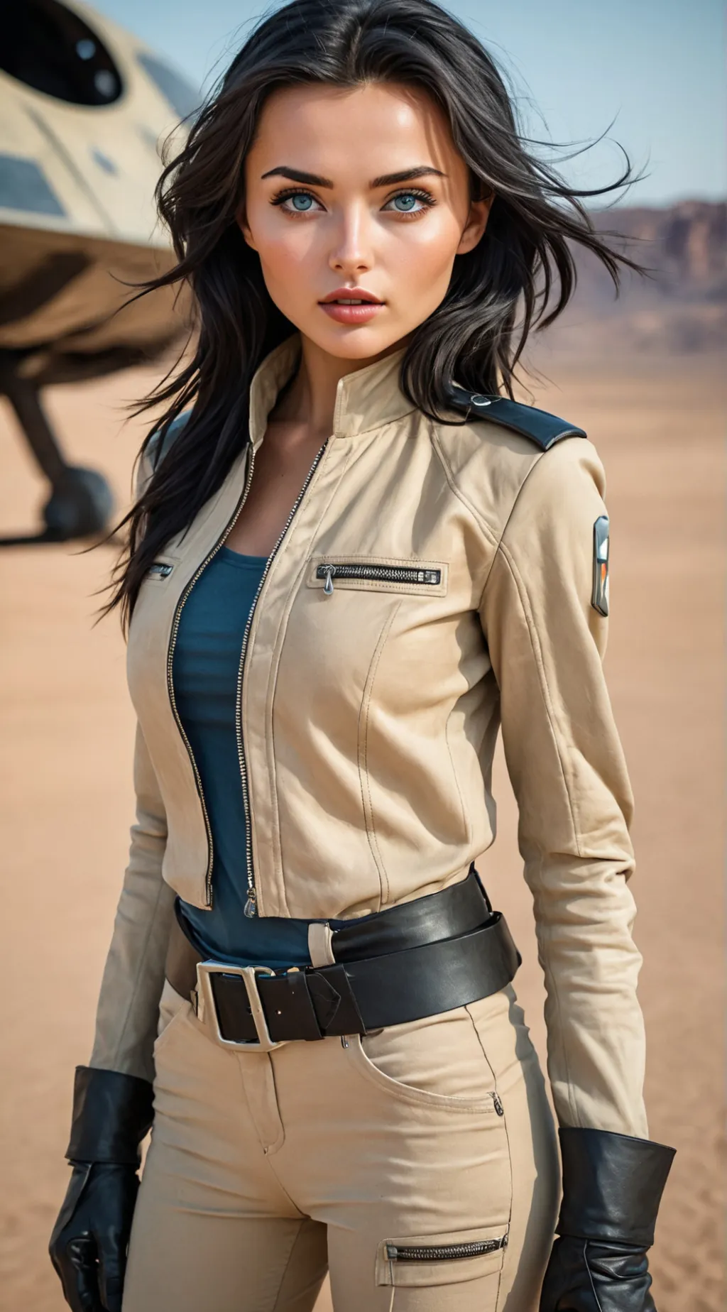 ai character: Mina background