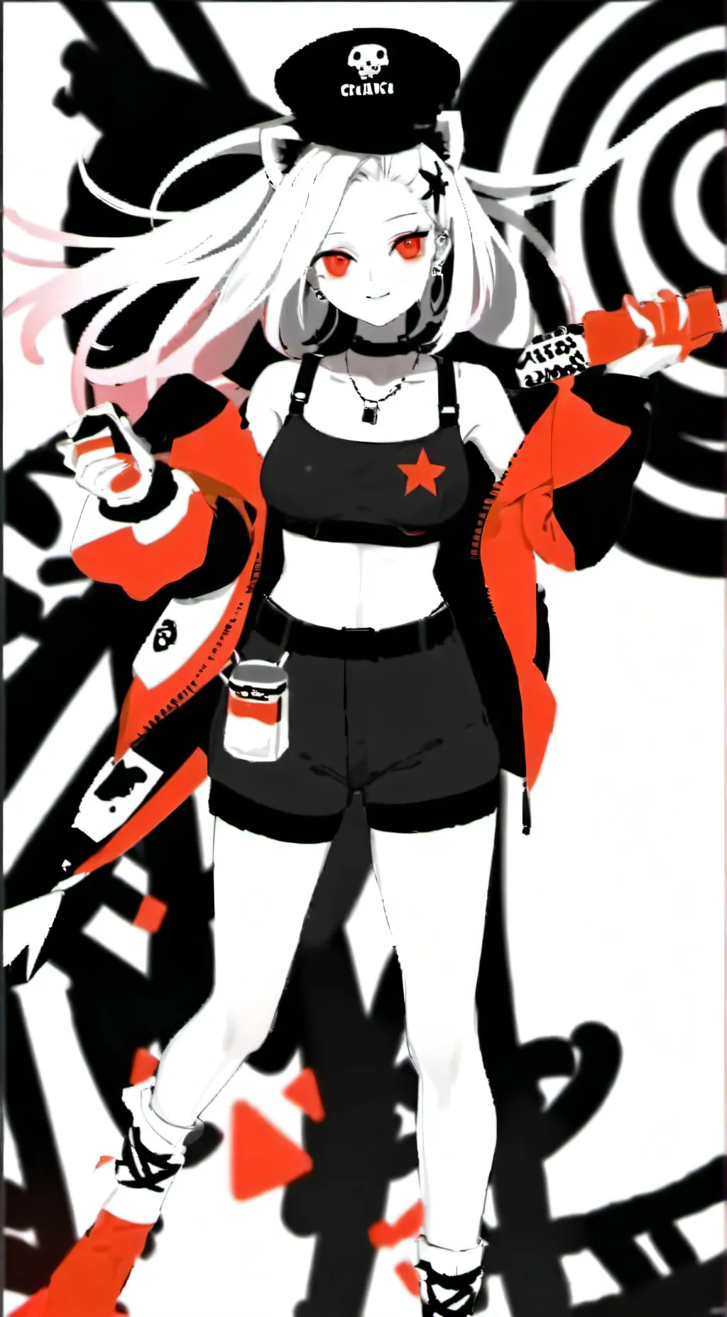 ai character: Cosmo toxic 🤮🤮 background