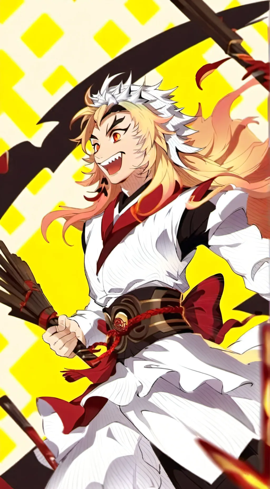 ai character: Rengoku(🍩) background