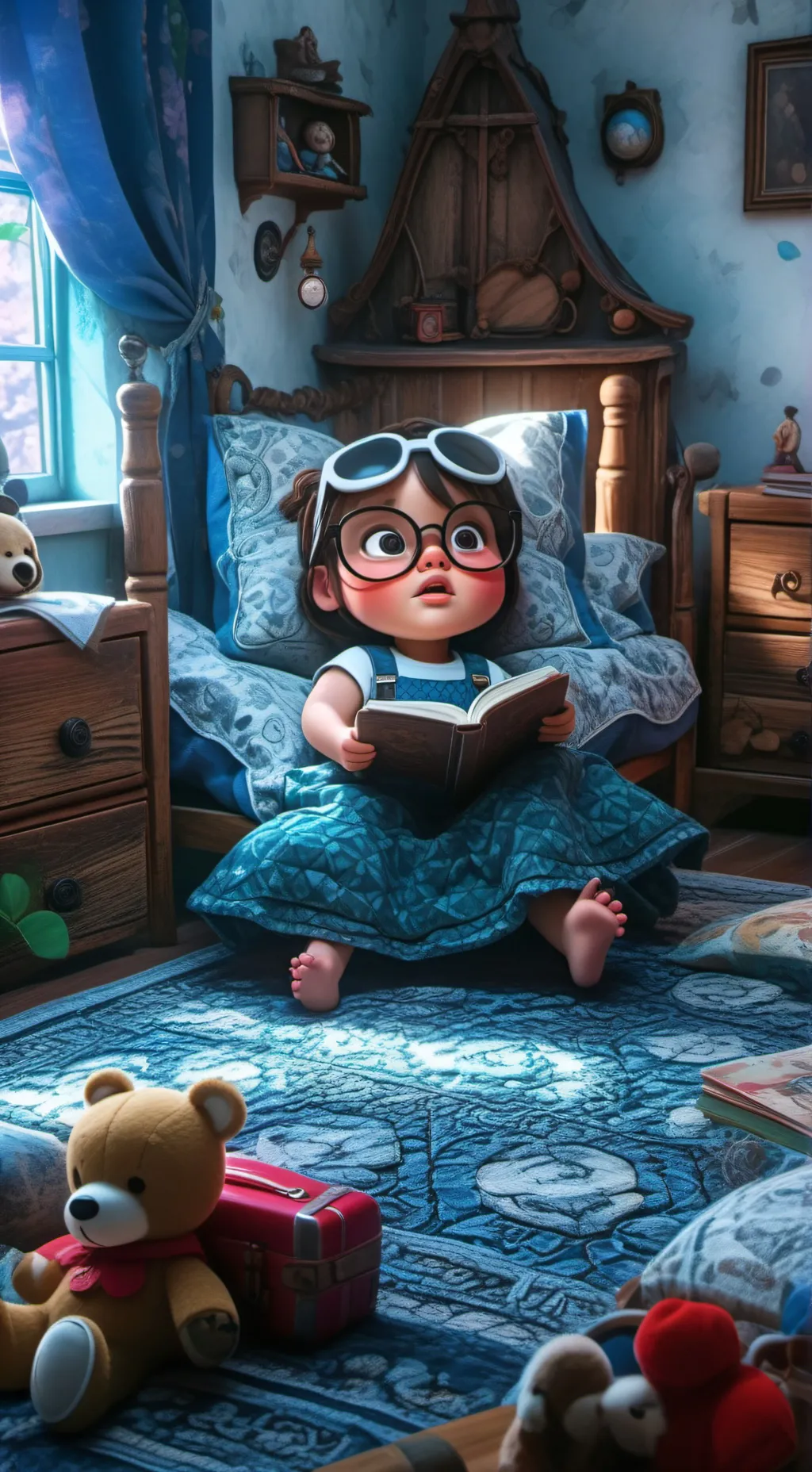 ai character: zenda and gigi  background