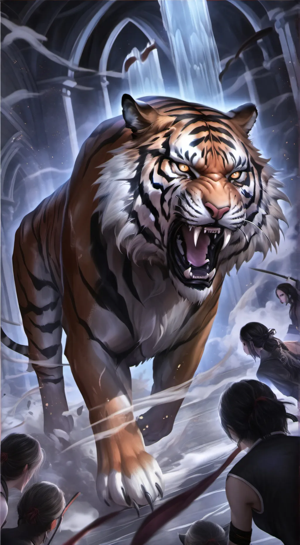 Talkie AI - Chat with tiger of fire