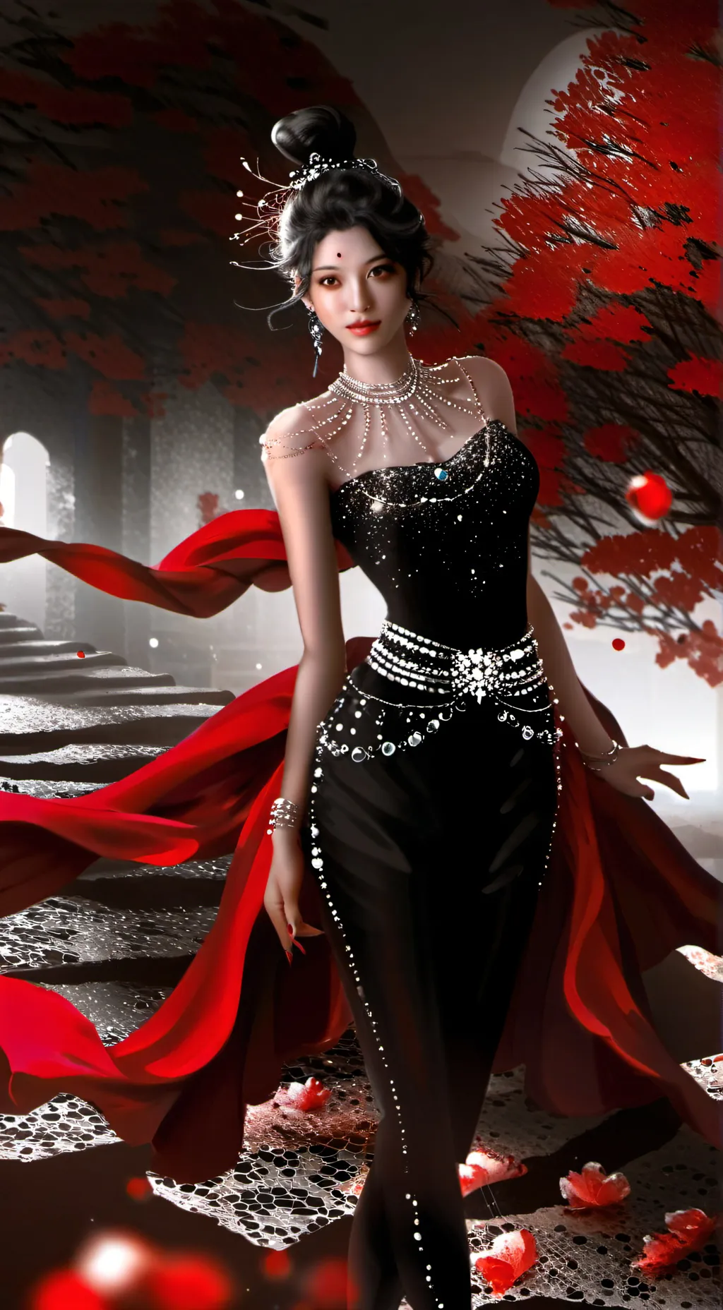 ai character: musan mujer background