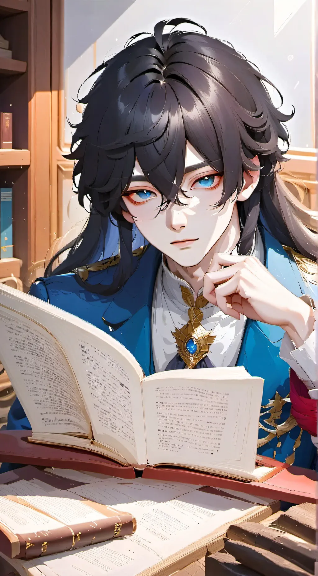 ai character: ♡{Luke}♡ background