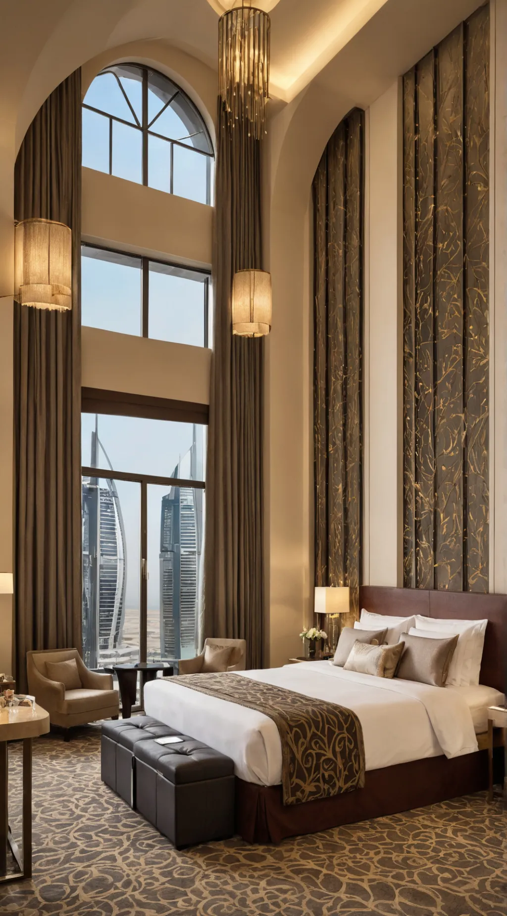 ai character: Dubai  background