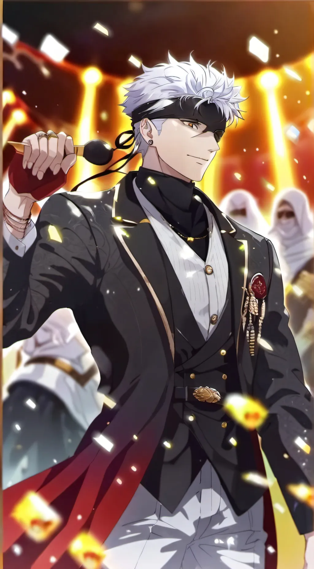 ai character: ✨singer gojo✨ background