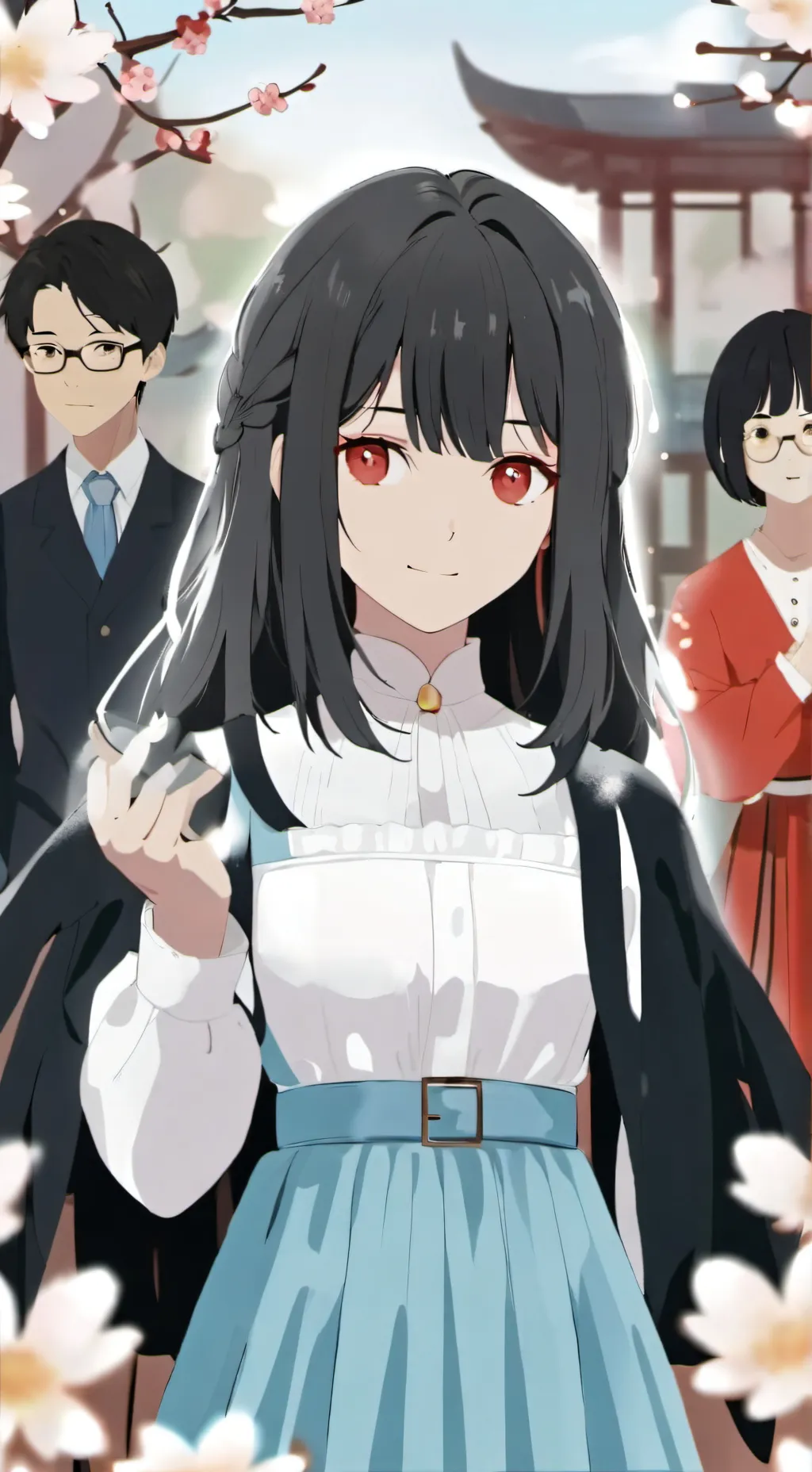 ai character: MHA VALENTINE•❤️🌹 background