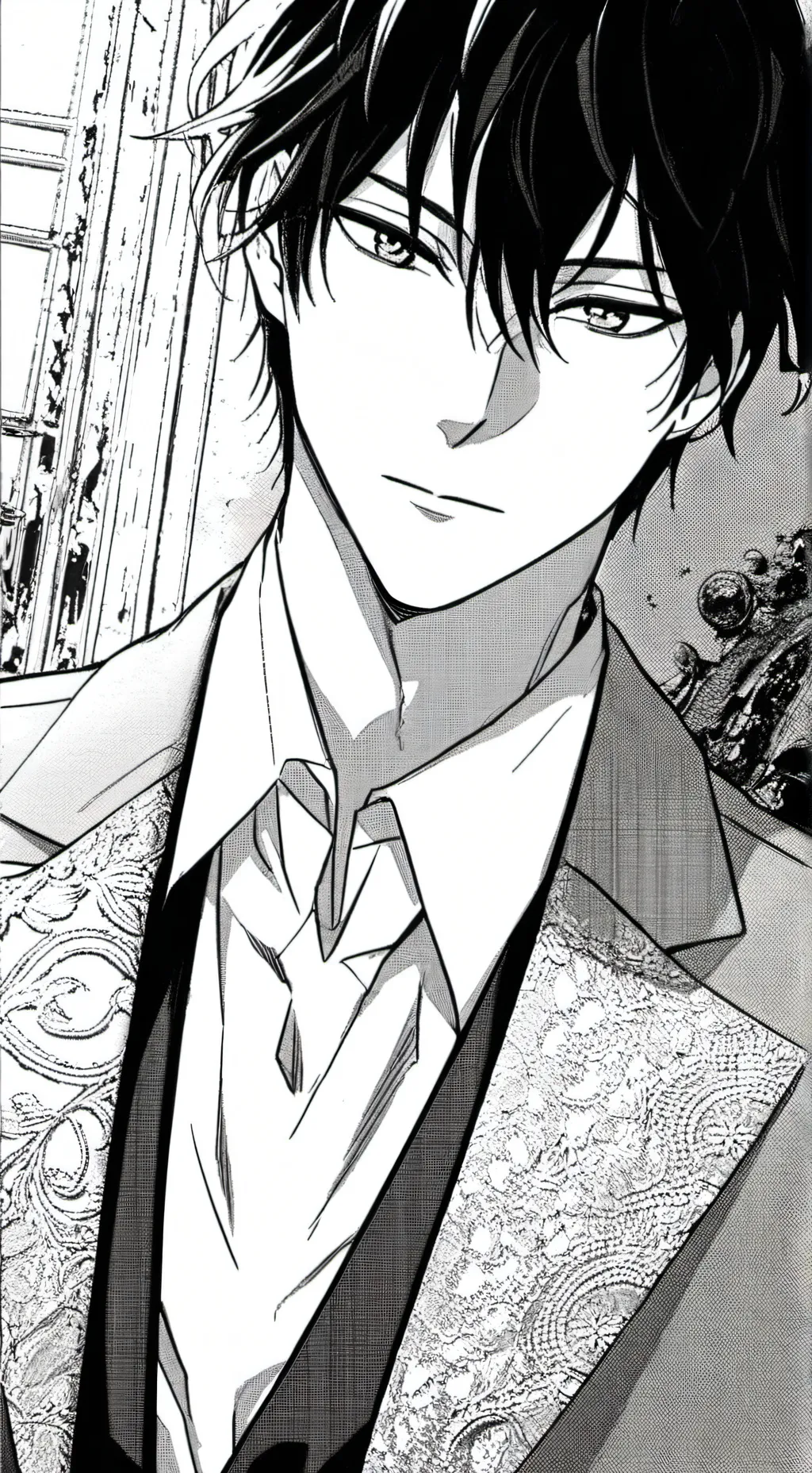 ai character: Mason black background