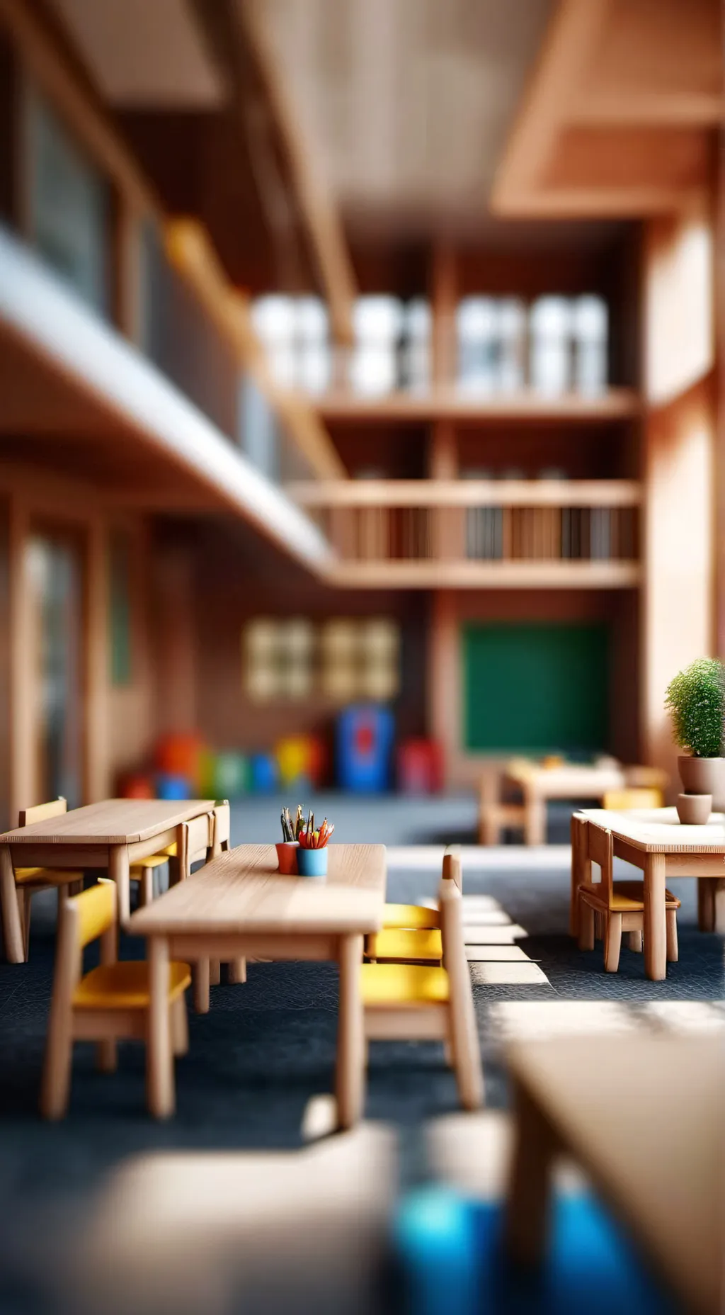 ai character: New school background