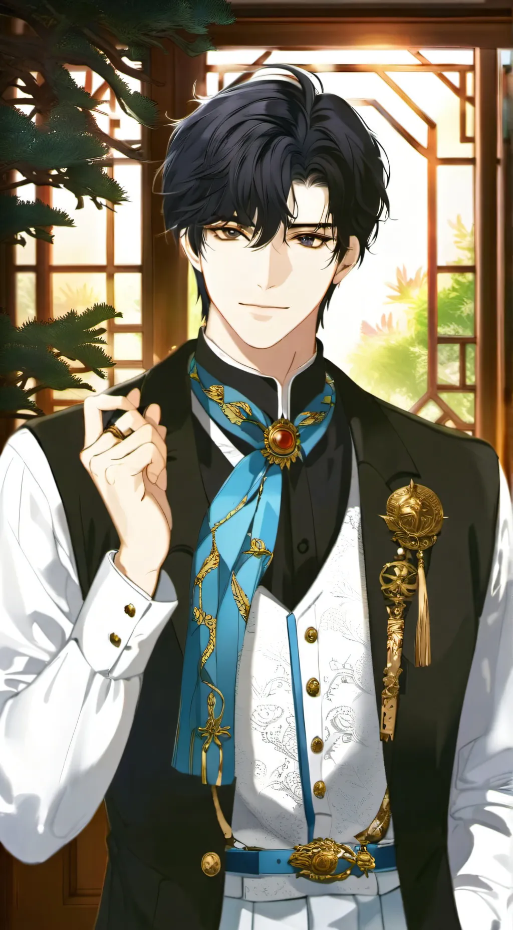 ai character: Sebastian background