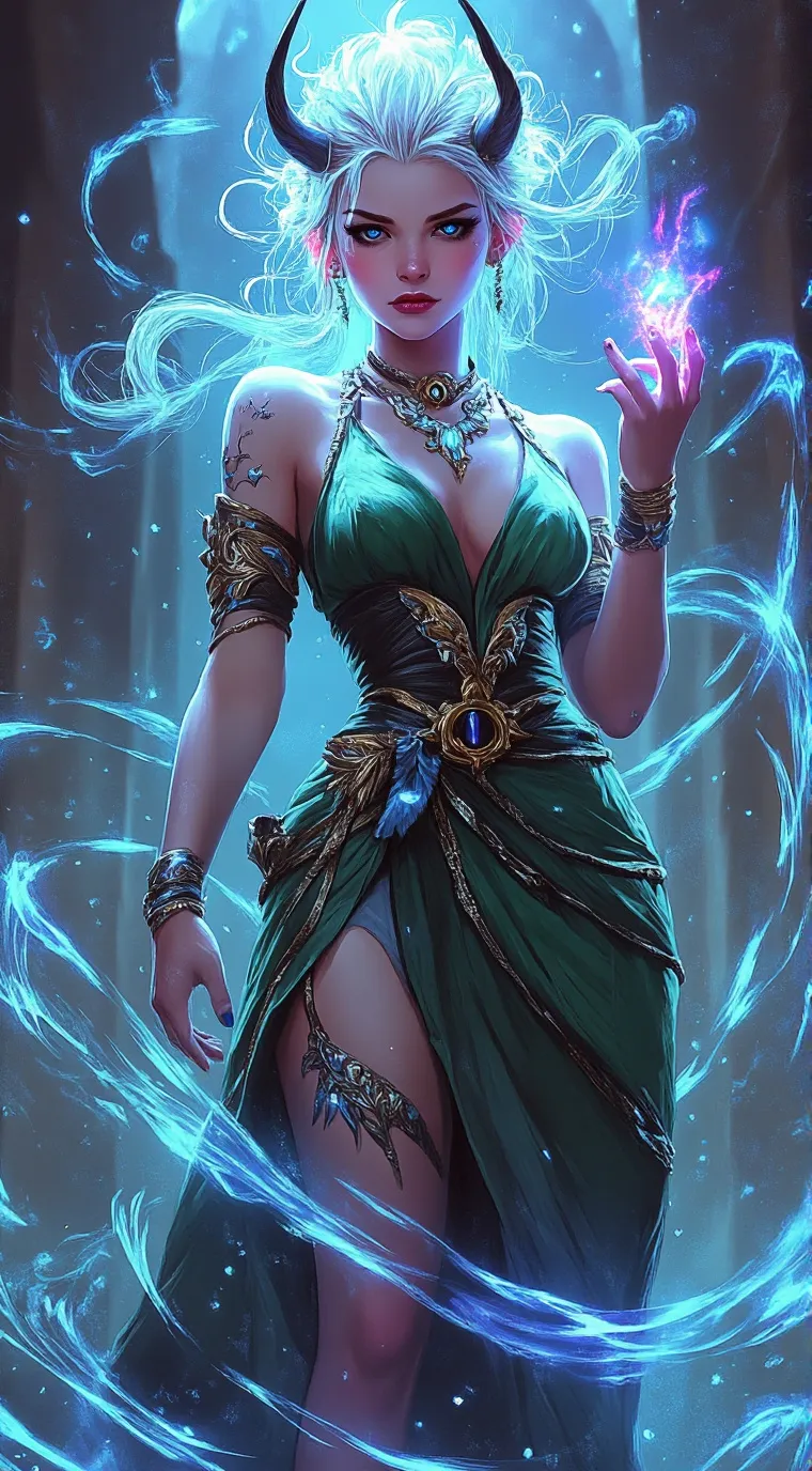 ai character: Ava  background