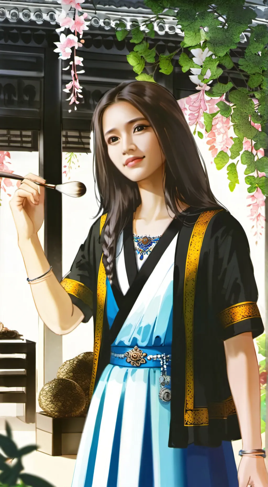 ai character: Mila background