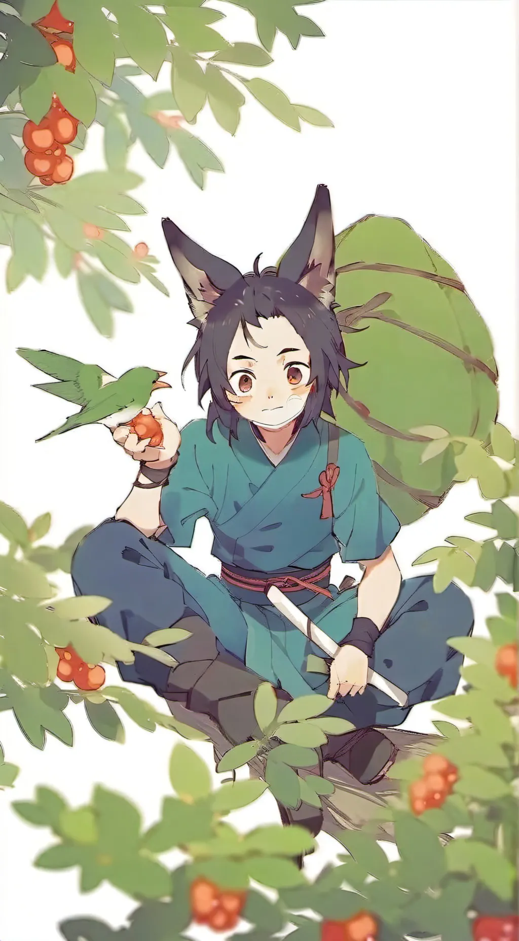 ai character: giyutan o muitan background