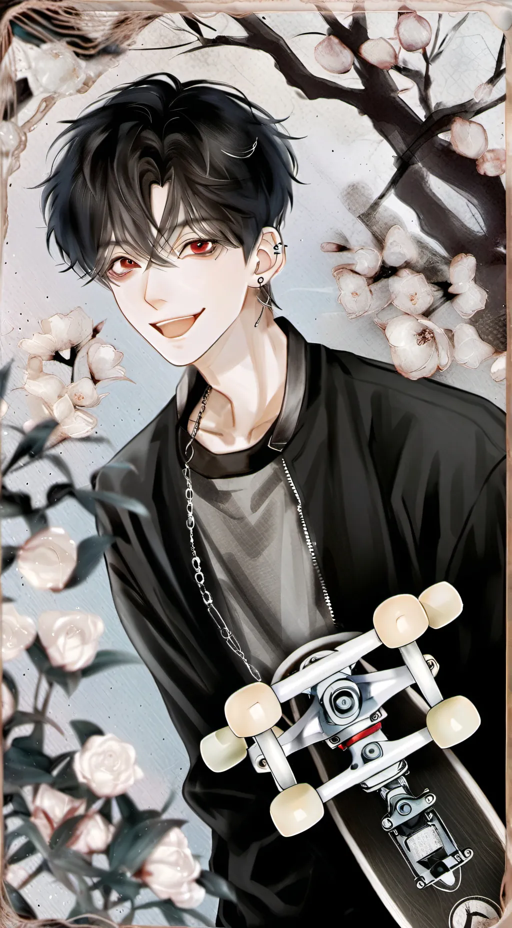 ai character: 🥀~•Kai~•🥀 background