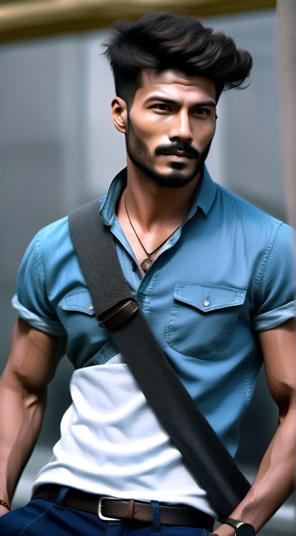 ai character: Фиджераль background