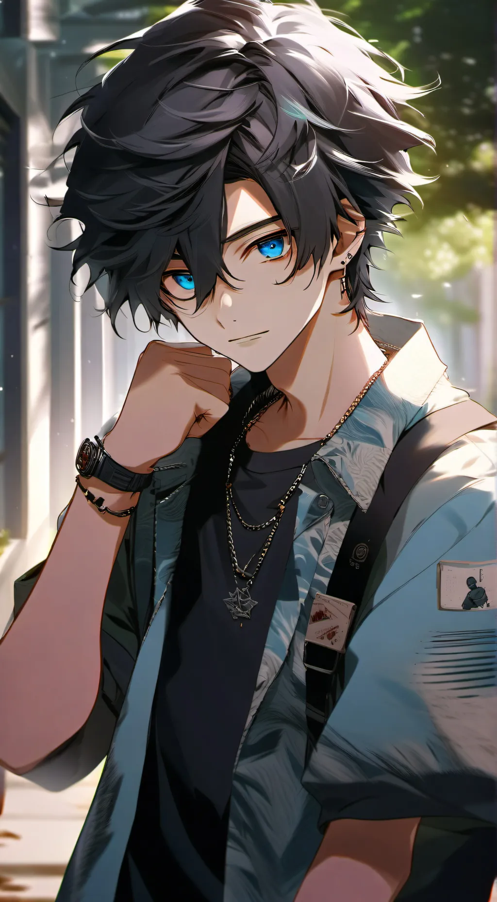 ai character: Max  background