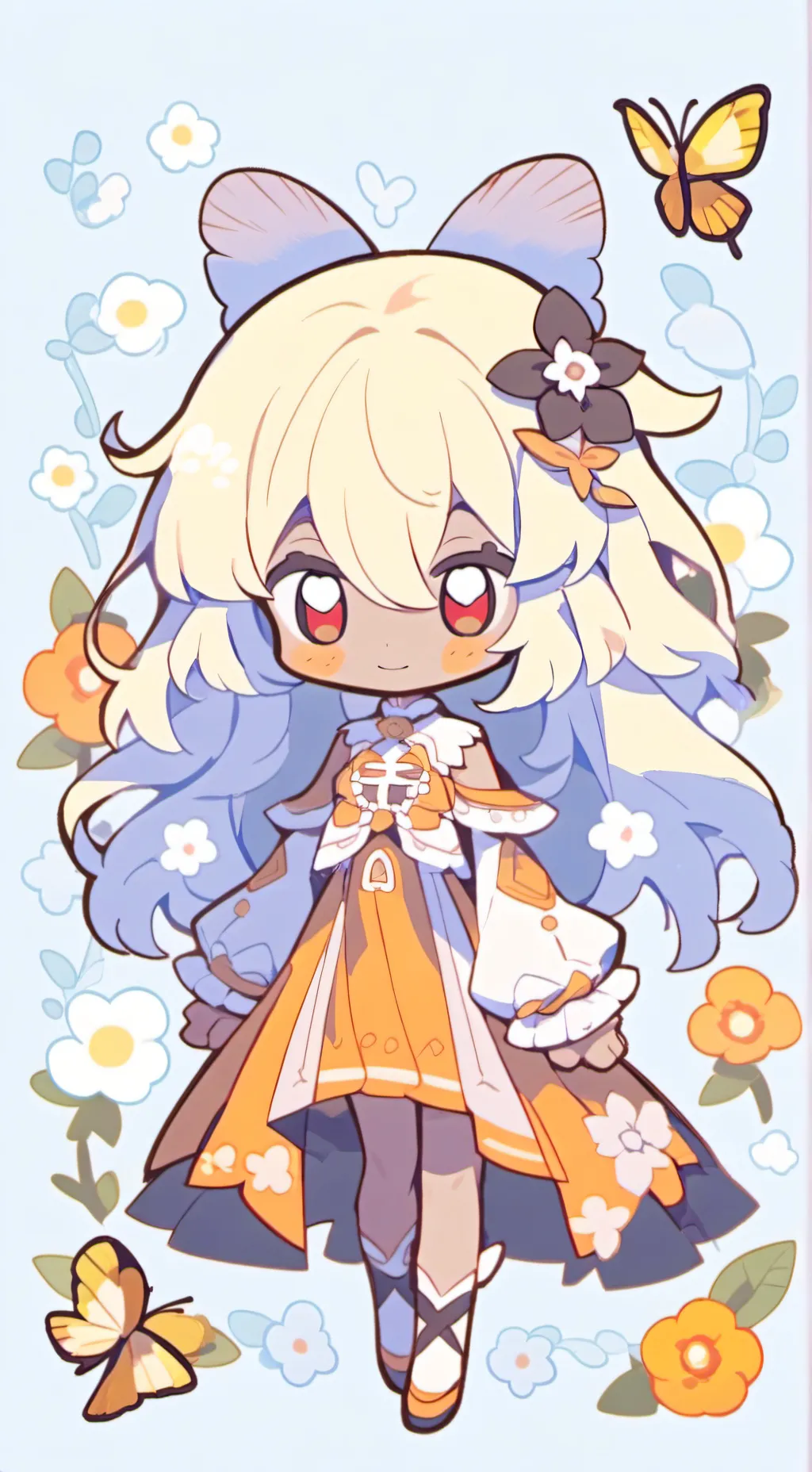 ai character: crk but background