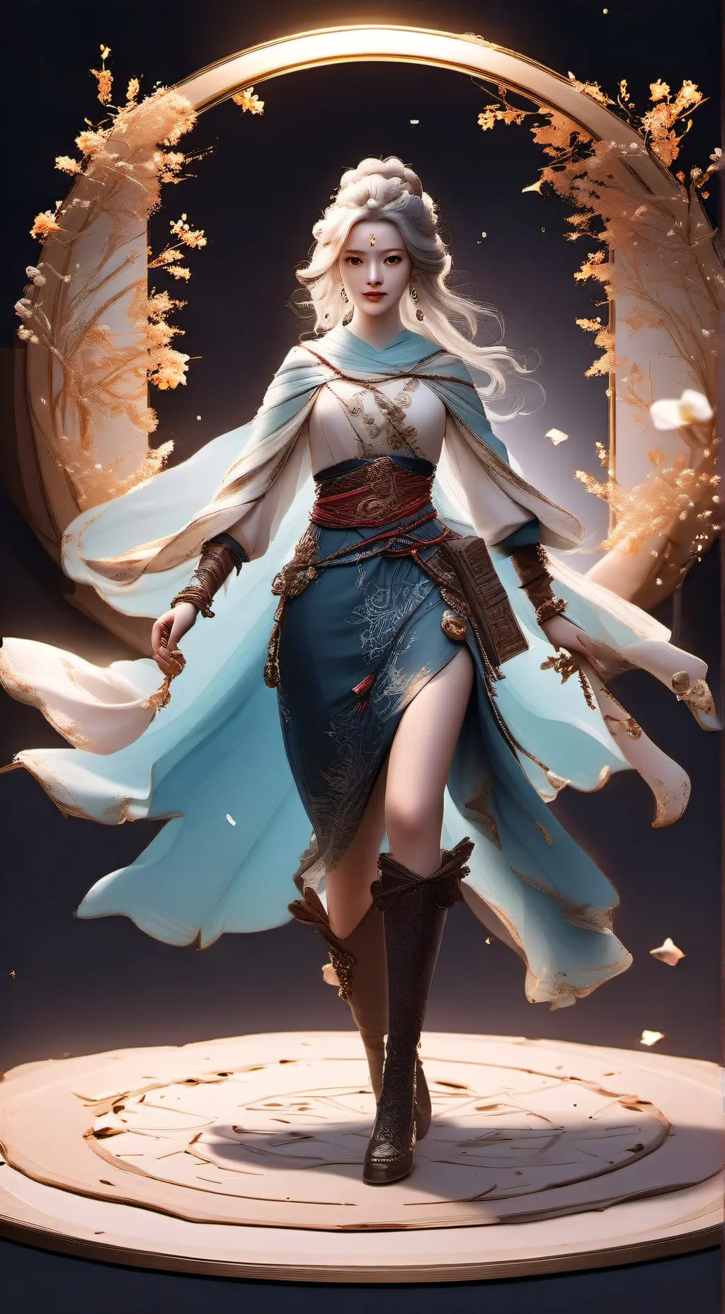 ai character: Sarra  background