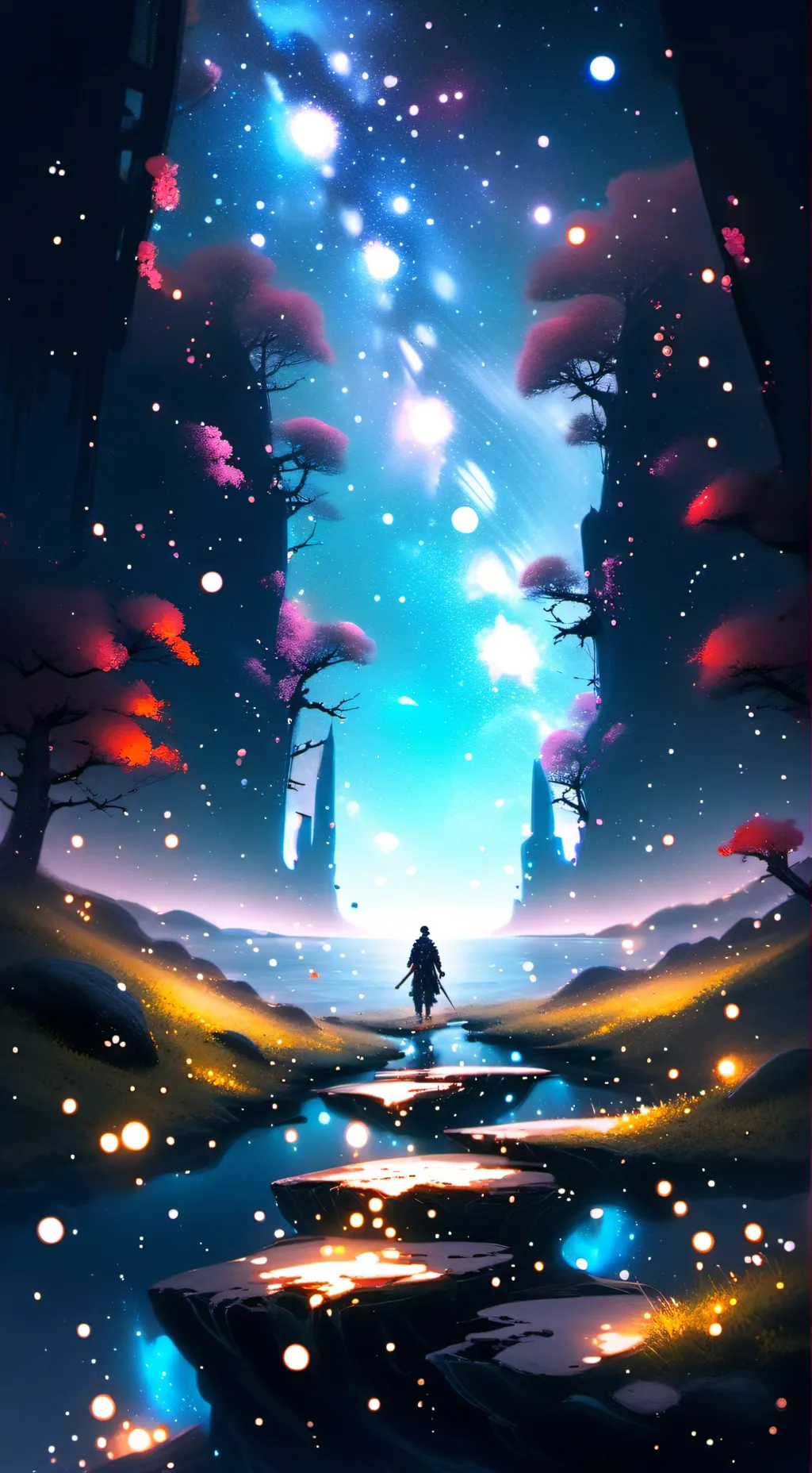 ai character: The Great Star 💫 background