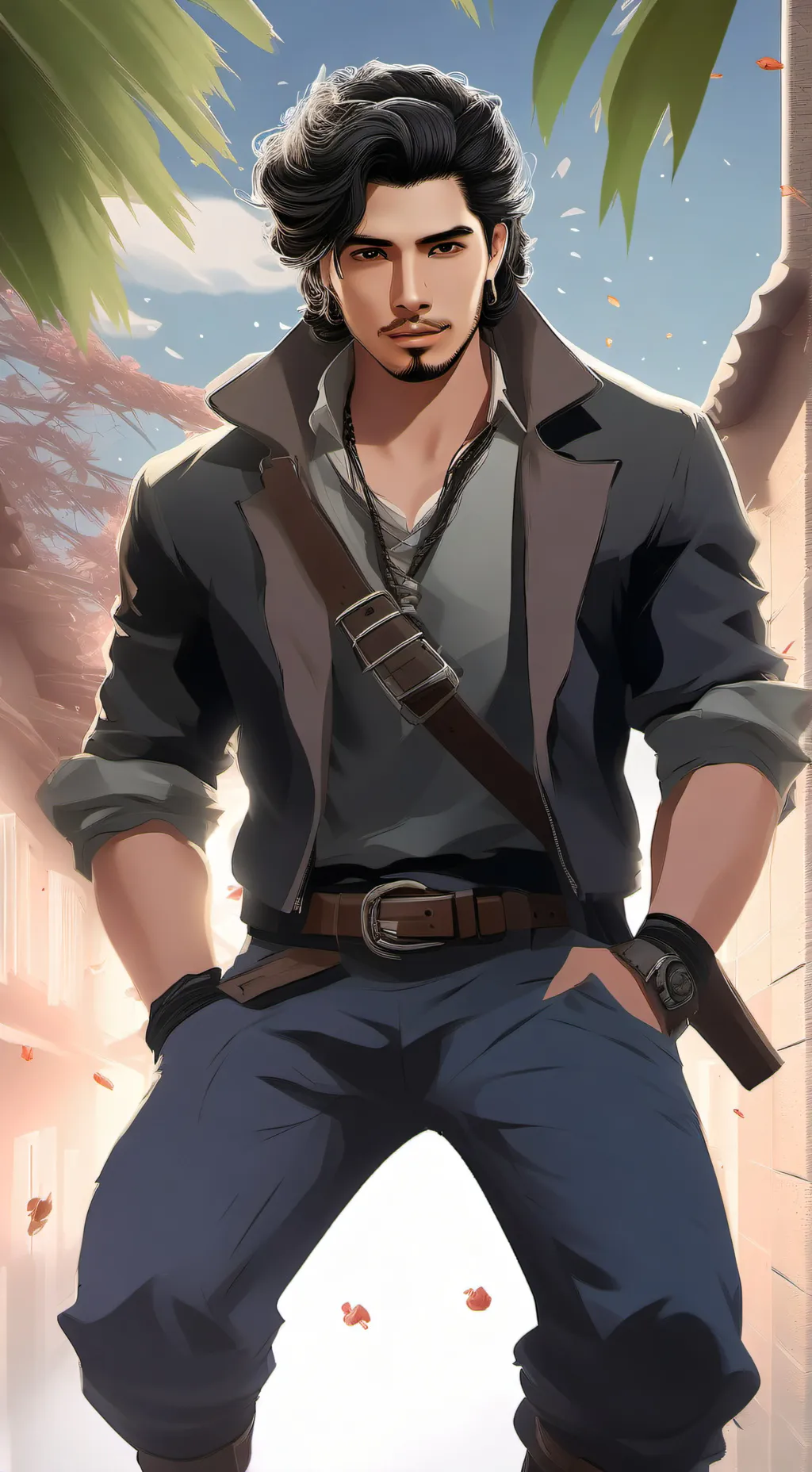 ai character: Martín background