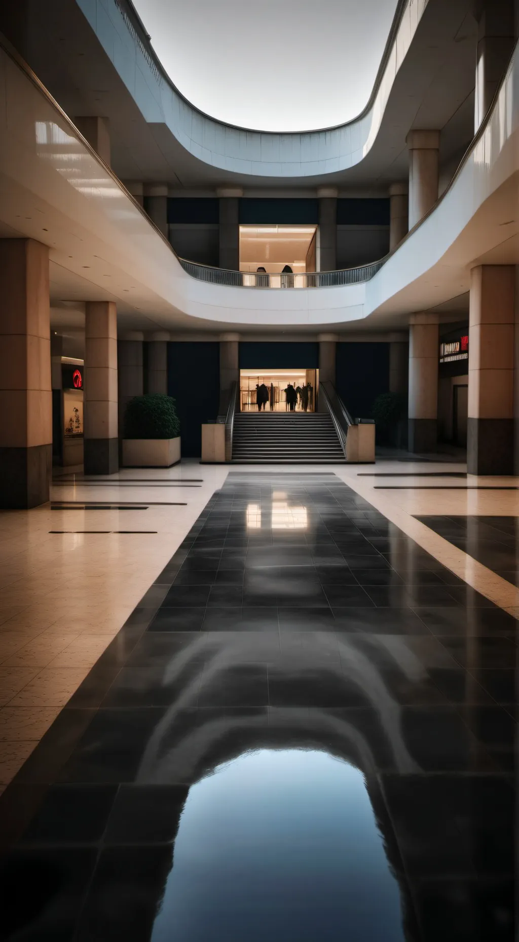 ai character: Sprunki view mall background