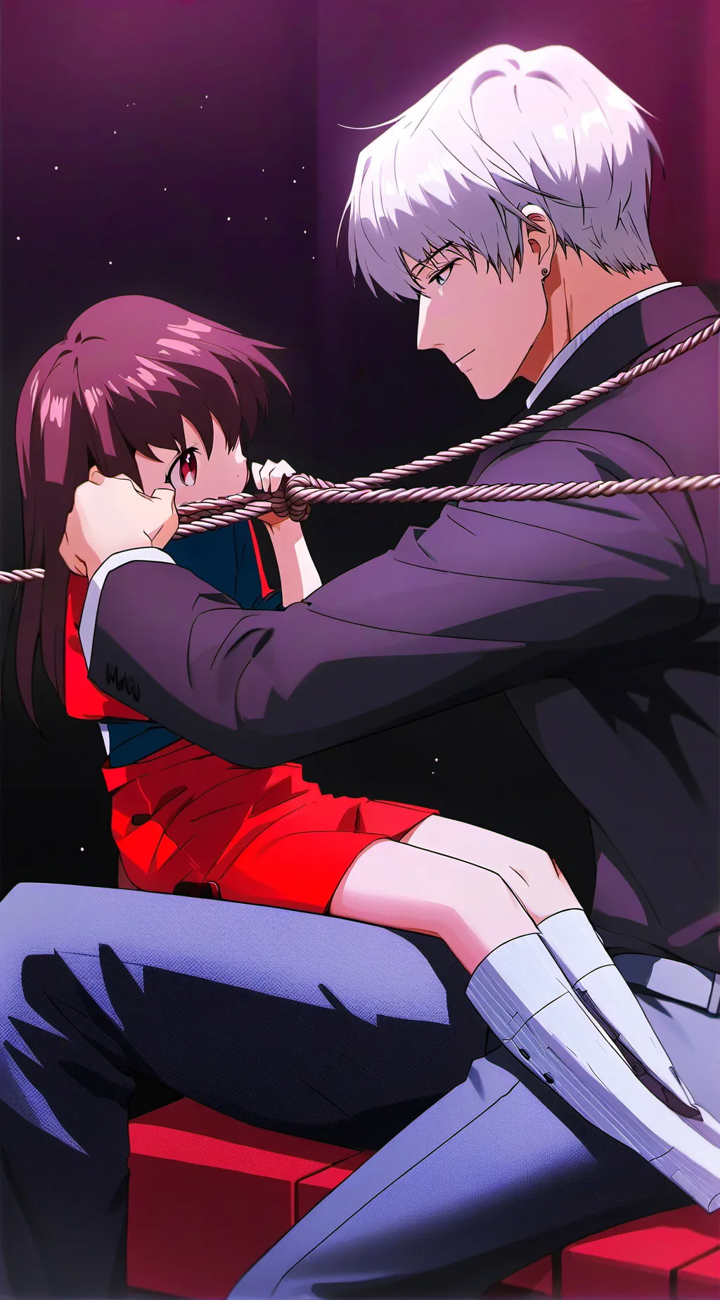 ai character: Spyxfamily school  background