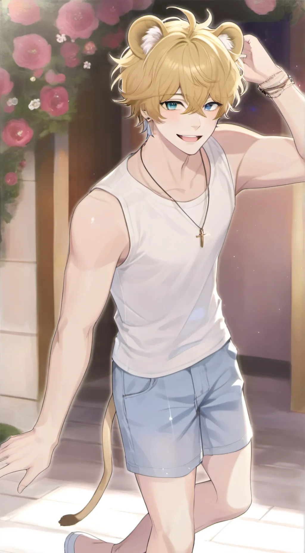 ai character: Leo background