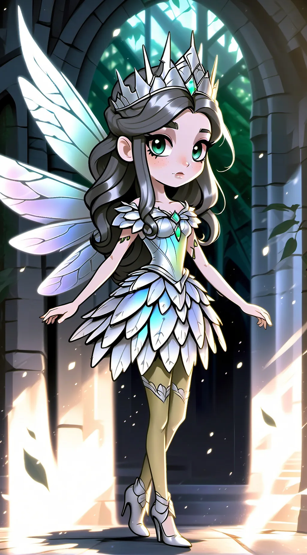 ai character: Crystal background