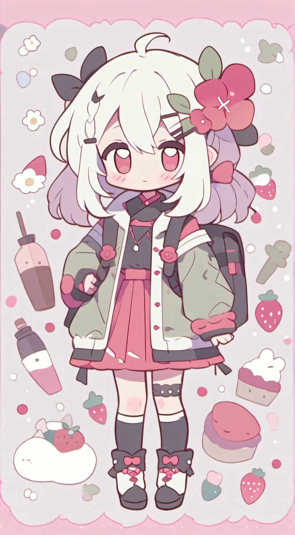 ai character: sprout!!🏳️‍🌈🤨🤨 background