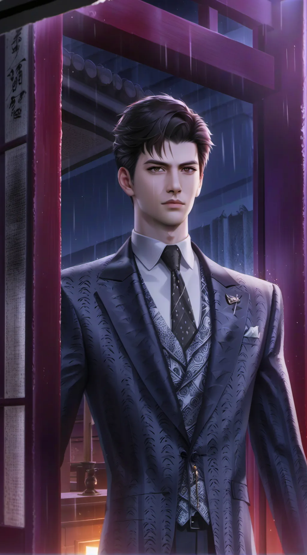 ai character:  husband max CEO  background