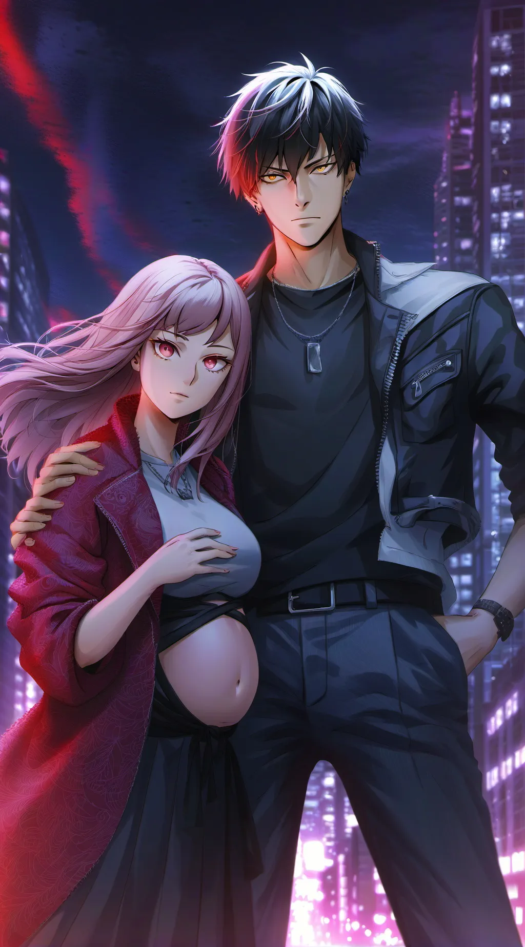 ai character: Shoto Todoroki background