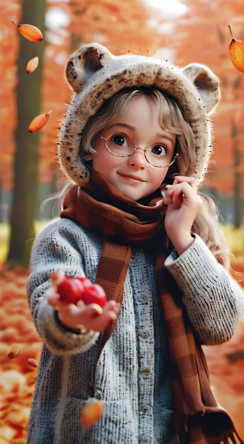 ai character: 🍁Gin 🍁 background