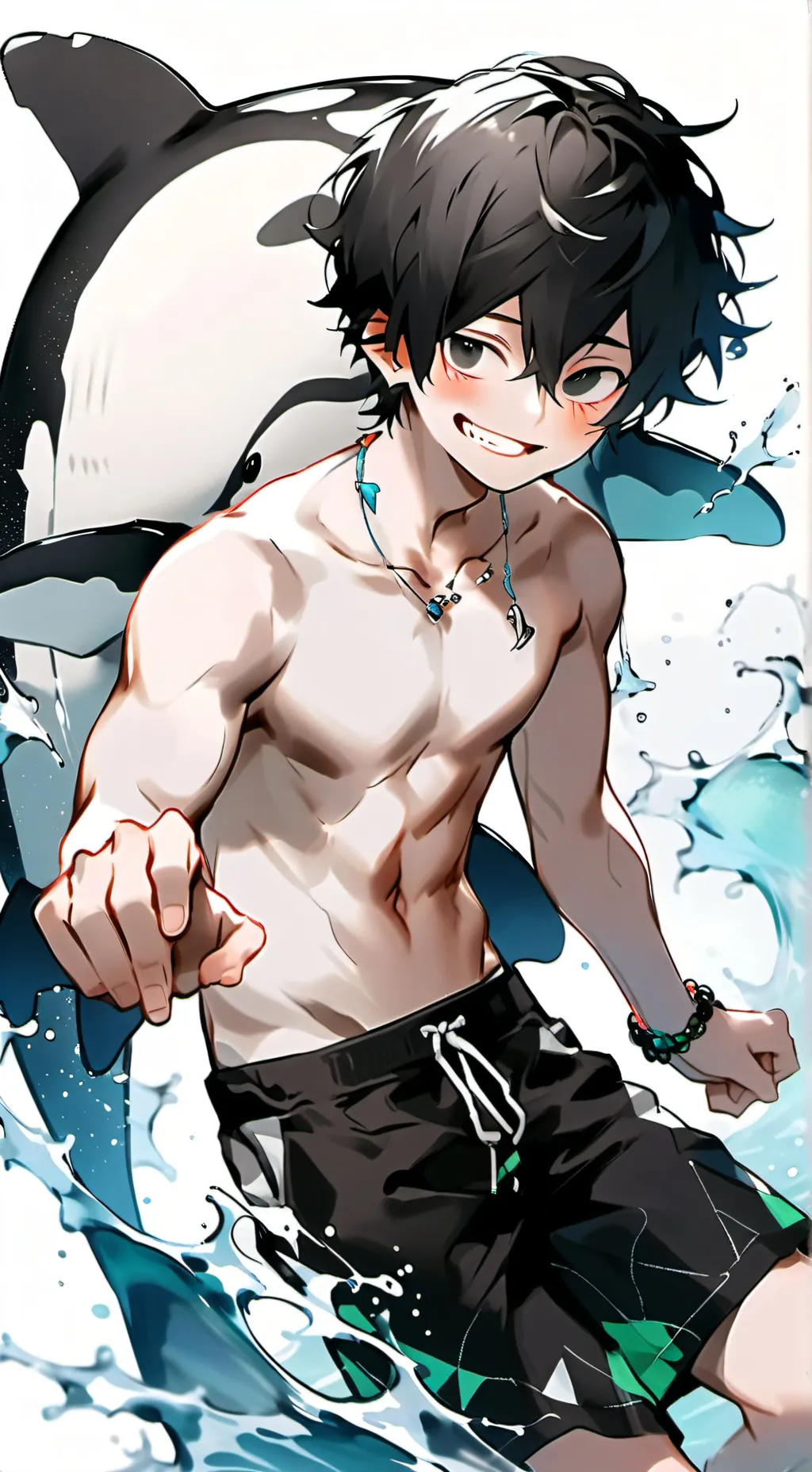 ai character: Orcini the Playful Spirit background