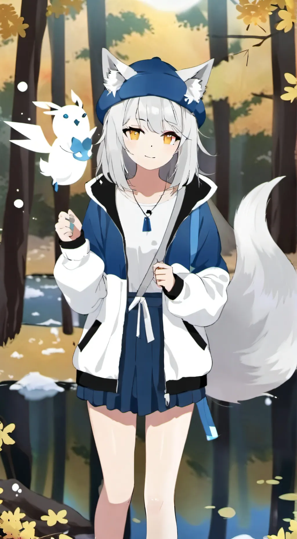 ai character: Luna background