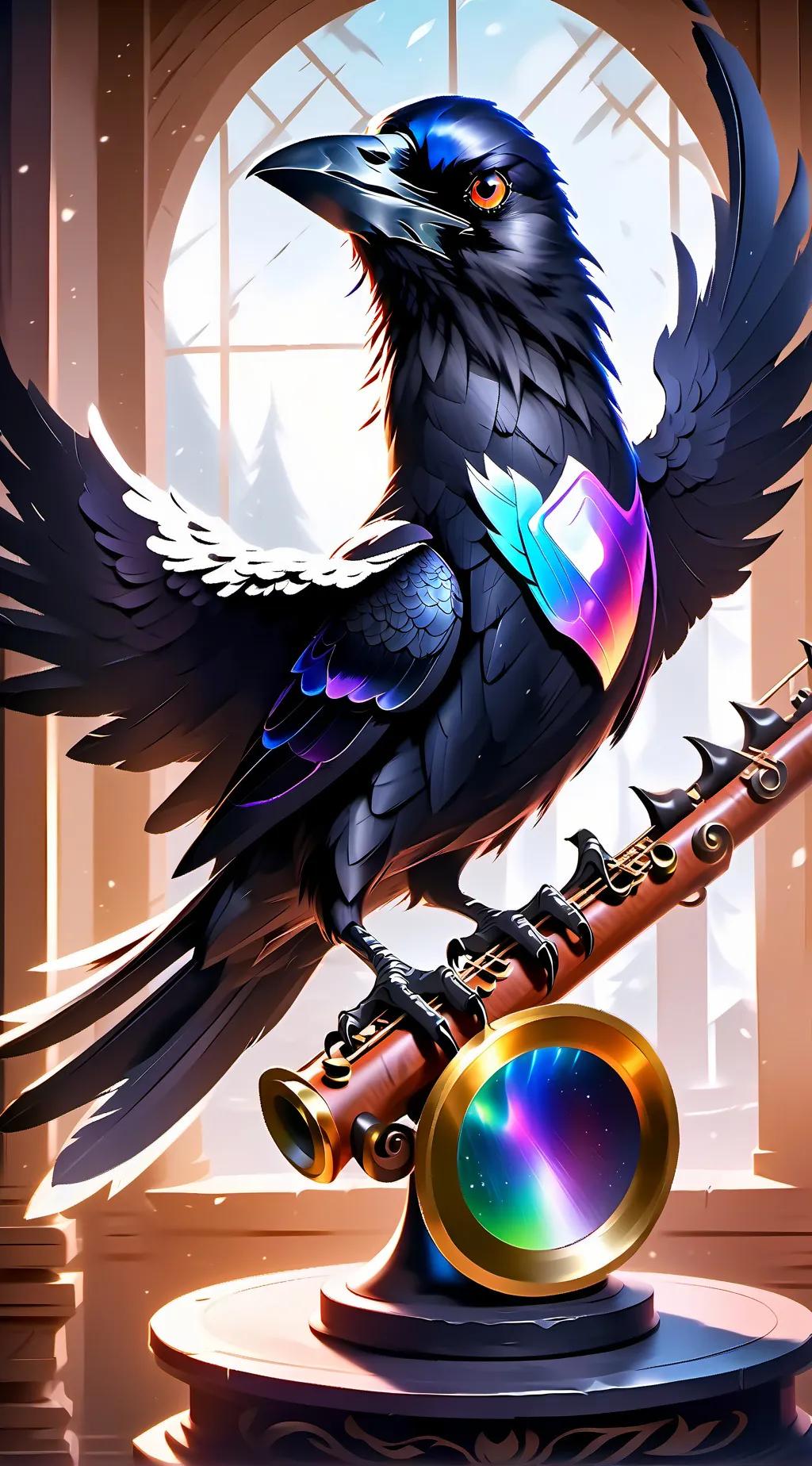 ai character: Ravenspirit background